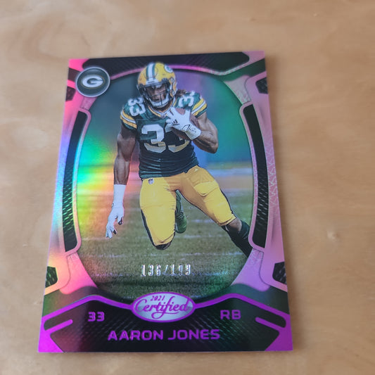 Panini Certified Pink Aaron Jones 136/199#) #72