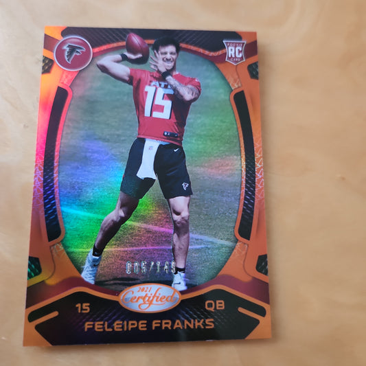 Panini Certified Orange Feleipe Franks RC 005/149 #195