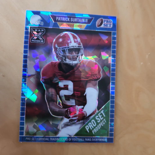 Leaf RC Pro Set Prospect Cracked Ice Patrick Surtain II 14/35 #69