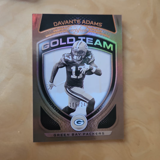Panini Certified Gold Team Davante Adams 106/249 #GT-15