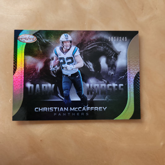 Panini Certified Dark Horses Christian McCaffrey 181/249 #DH-3