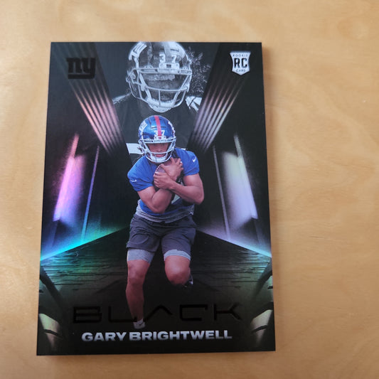Panini Black Gary Brightwell RC #174