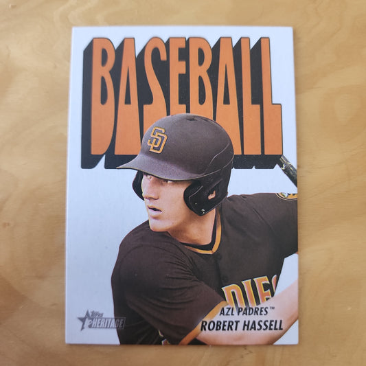 Topps  Heritage Baseball Robert Hassell #72TPCC-8