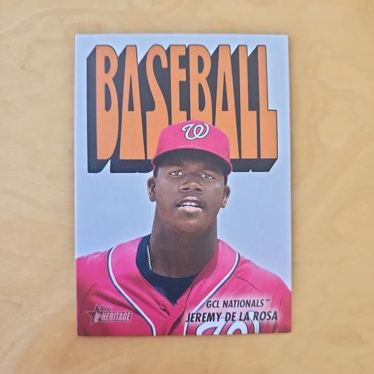 Topp's Heritage Jerry De La Rosa #72TPCC-12