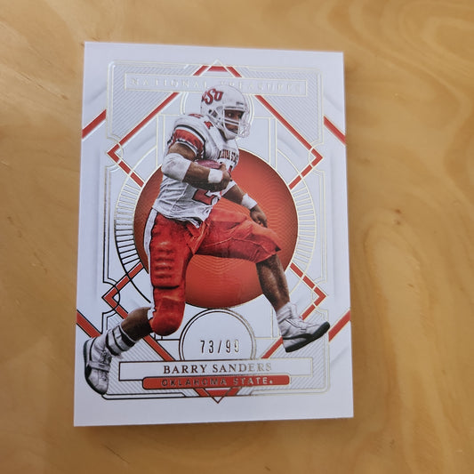 Panini National Treasures Barry Sanders 73/99 #11