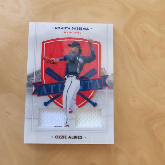 Panini Ozzie Albies Patch #78
