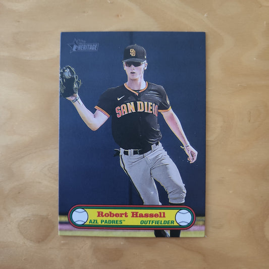 Topps Heritage Heritage Robert Hassel 72BPC-1