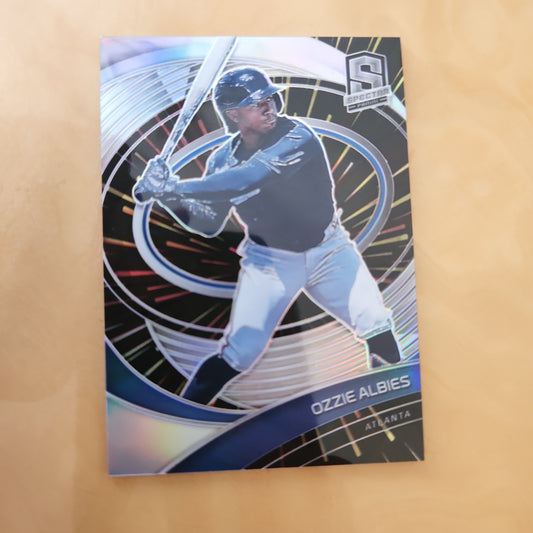 Panini Prizm Spectrr Ozzie Albies 15/75 #70