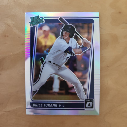 Panini Optic Rated Prospect Prizm Holo Brice Turang #RP17