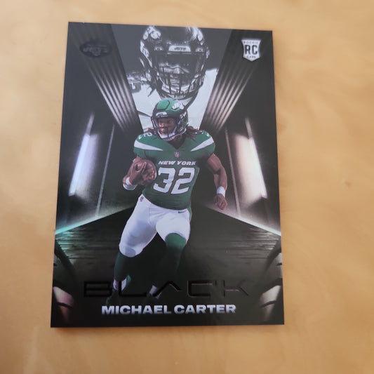 Panini Black Michel Carter RC #118