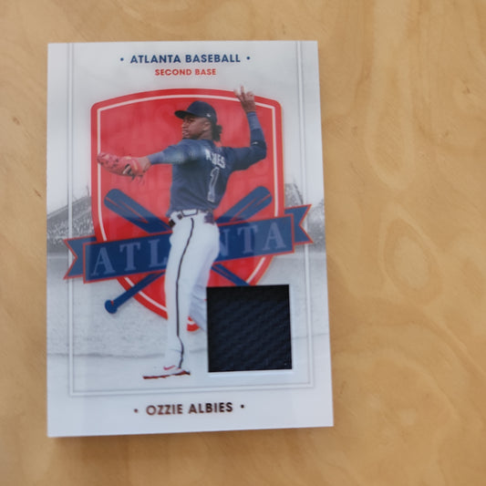 Panini Ozzie Albies Patch #78