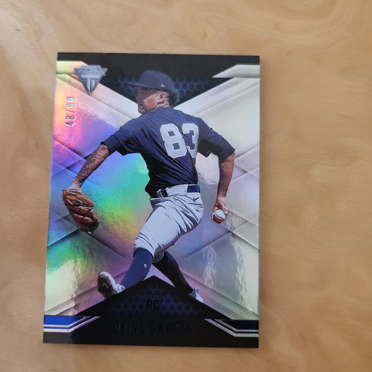 Panini Titannium Blue Deivi Garcia RC 49/99 #6