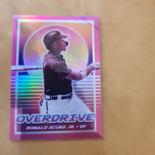 Panini Prizm Overdrive Ronald Acuna Jr. 24/50 #20