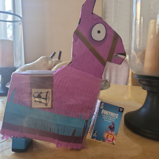 Jazwares Epic Games Fortnite Llama Drama Loot Piñata. Ages 8+. Missing 1 leg, Theres a dent