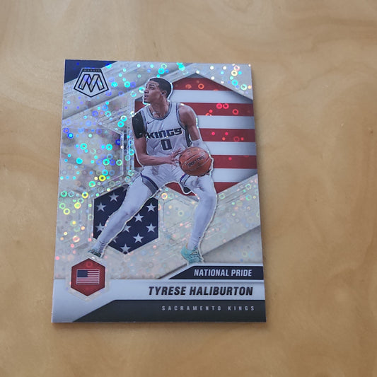 Panini Mosaic Prizm National Pride Tyrese Haliburton #258