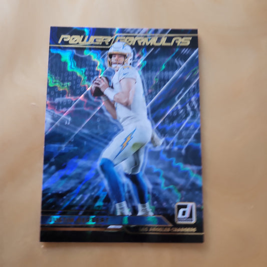Panini Donruss Power Formulas Justin Herbert #PF8
