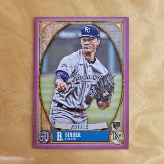 Topps Gypsy Queen RC Brady Singer 2021 02/75 #232 In A Series of 320