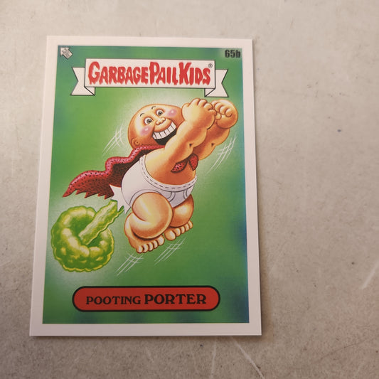 Topps Garbage Pail Kids Pooting Porter #65b