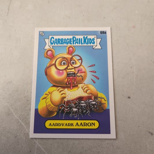 Topps Garbage Pail Kids Aardvark Aaron #68a