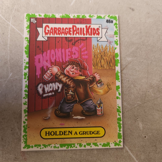 Topps Garbage Pail Kids Parallel Holden A Grudge #46a