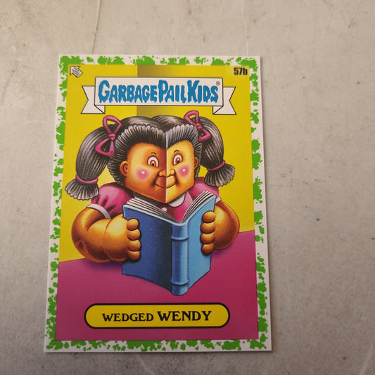 Topps Garbage Pail Kids Parallel Wedged Wendy #57b