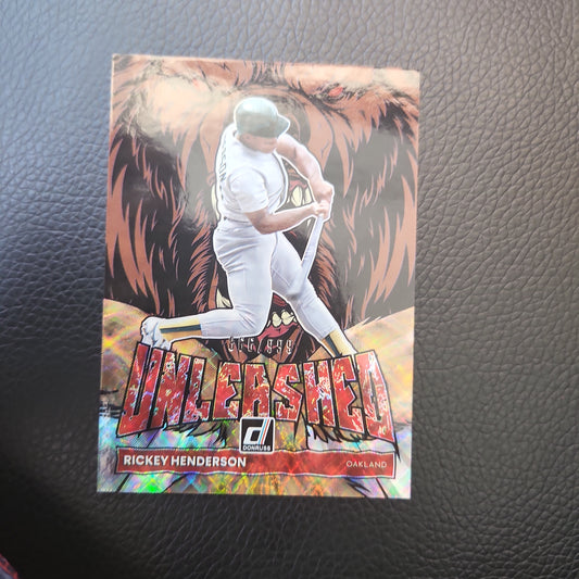 Panini Donruss Unleashed Rickey Henderson 866/999 #UL-17