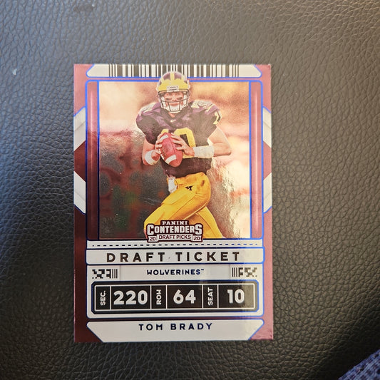 Panini Contenders 2020 Draft Picks Blue Tom Brady #97
