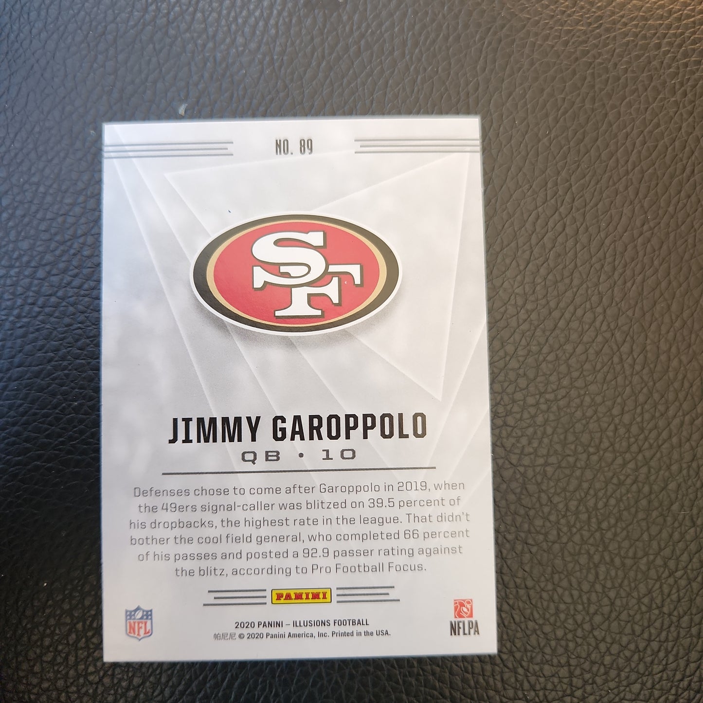 Paninu Illusions Jimmy Garoppolo #89