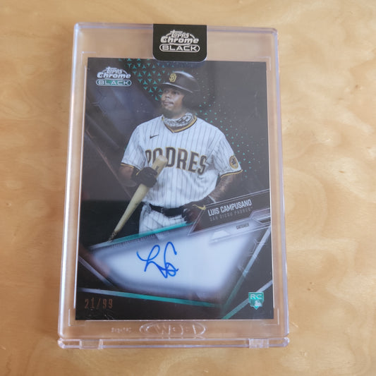 Topps Chrome Black Kuis Campusano Auto 21/99 #CBA-LCA