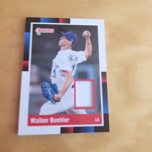 Panini Donruss Walker Buehler Jersey Patch #R88M-WB