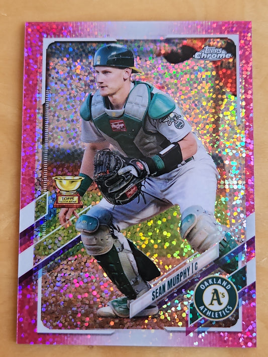 2021 Topps Chrome All star rookie Sean Murphy #55 magenta speckle refractor 194/350