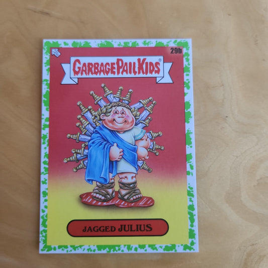 Topps Garbage Pail Kids Parallel Jagged Julius #29b