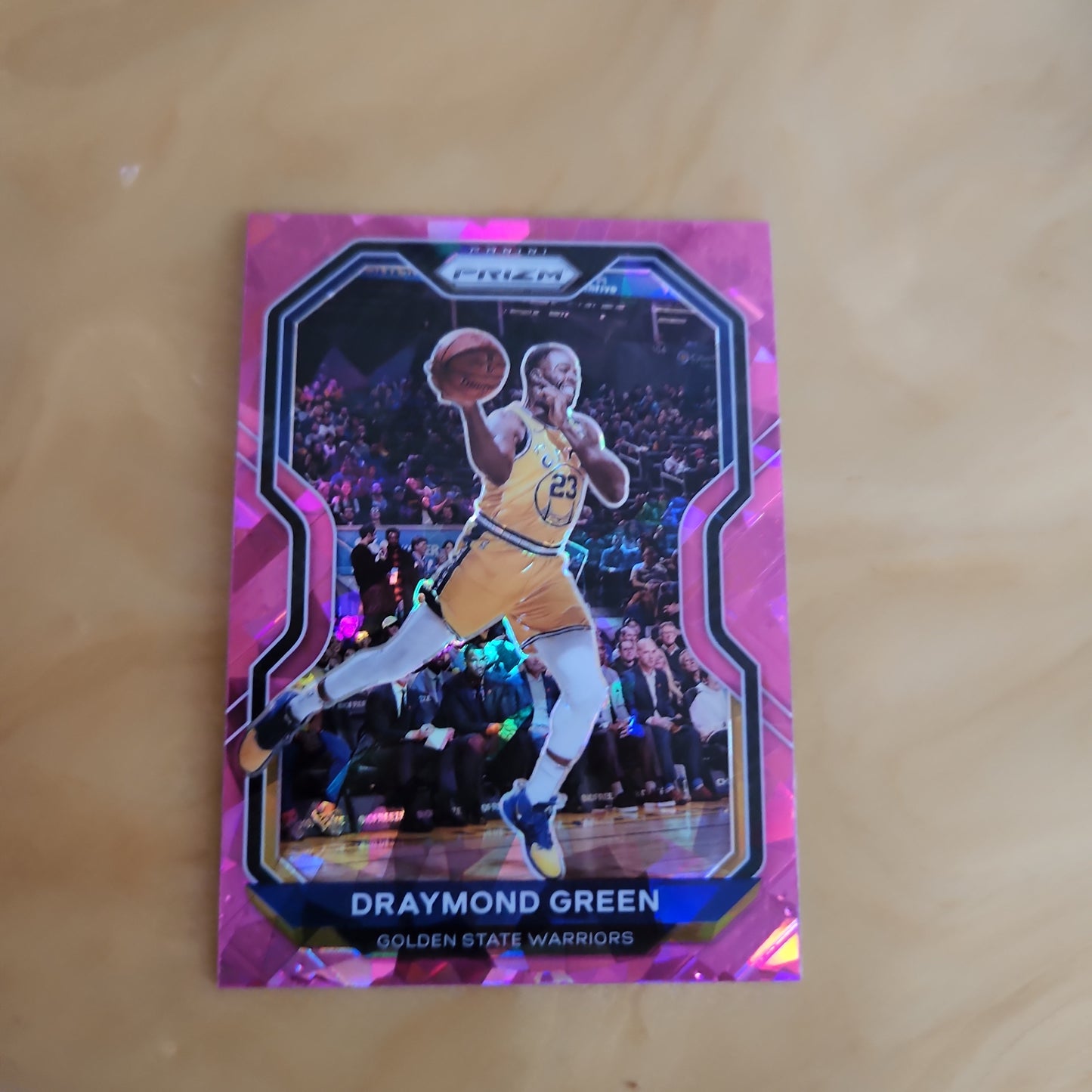 Panini Prizm Pink Cracked Ice Draymond Green #123