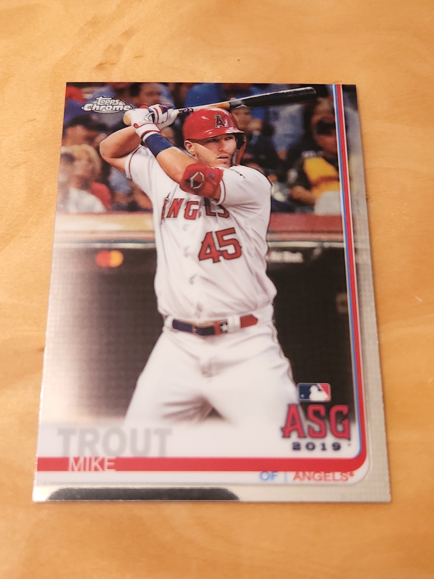 2019 Topps Chrome Mike Trout #76