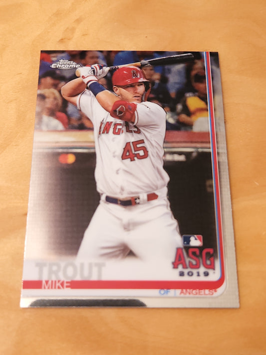 2019 Topps Chrome Mike Trout #76