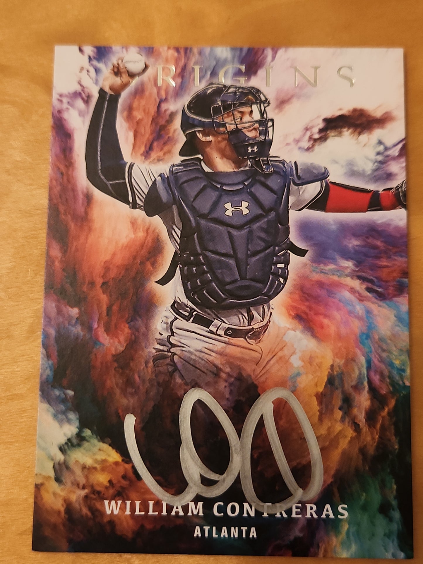 2021 Panini Chronicles Origins William Contreras AUTO #OS-WI