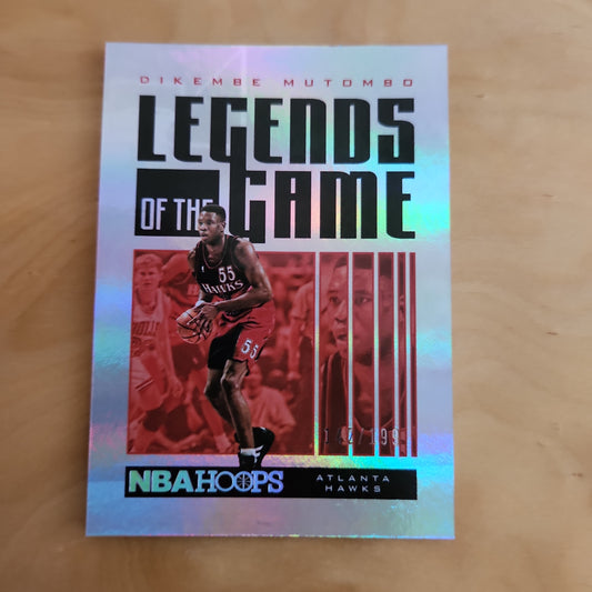 Panini NBA HoopsLegends Of The Game Holo Dikembe Mutombo 142/198 #24