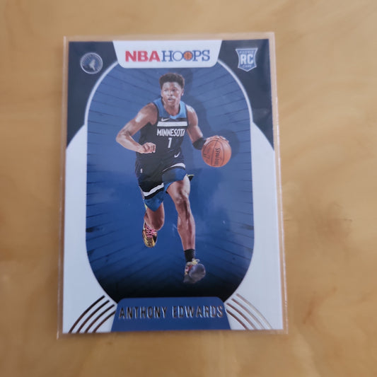 Panini NBA Hoops Anthony Edwards RC #216