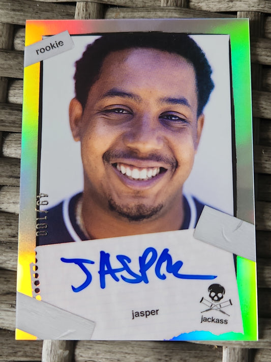 2022 Zerocool Jackass Autographs rookie Jasper AUTO #js-jd Holo 49/100