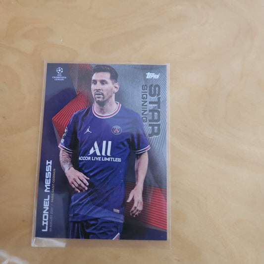 Topps Star Signing Lionel Messi