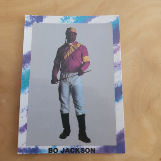 Bo Knows Horse Racing Bo Jackson