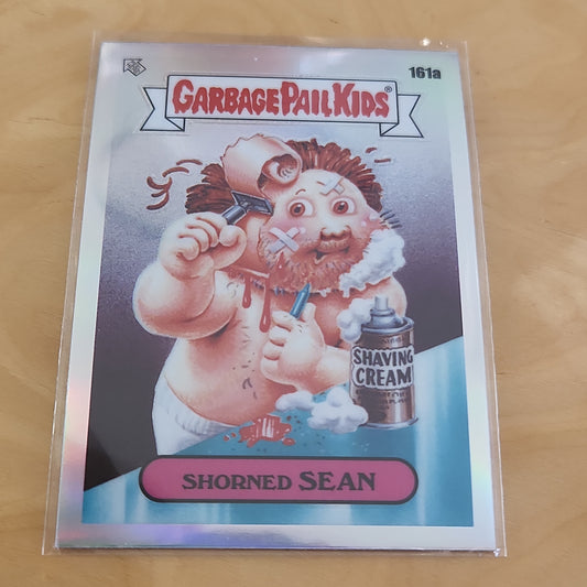 Topps Garbage Pail Kids Refractor Shorned Sean #161a