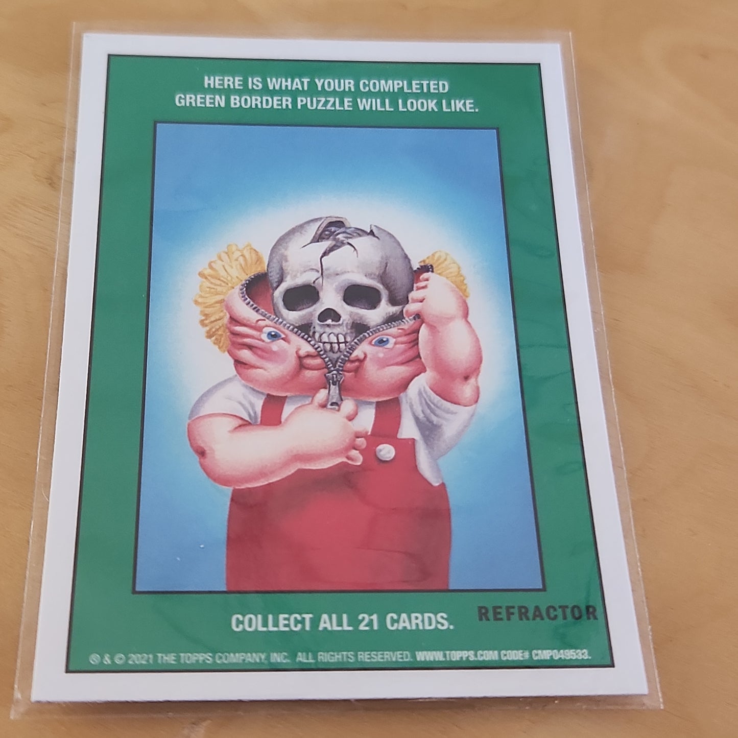 Topps Garbage Pail Kids Refractor Salvatore Dolly #164b