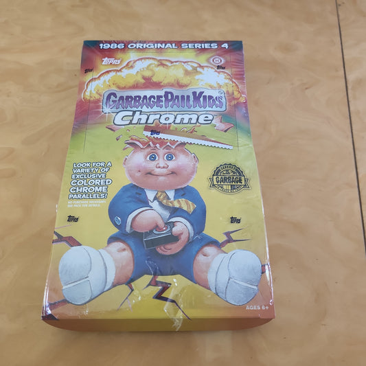 Not Sealed Box Of Topps Chrome 1986 Original Series 4 Garbage Pail Kids