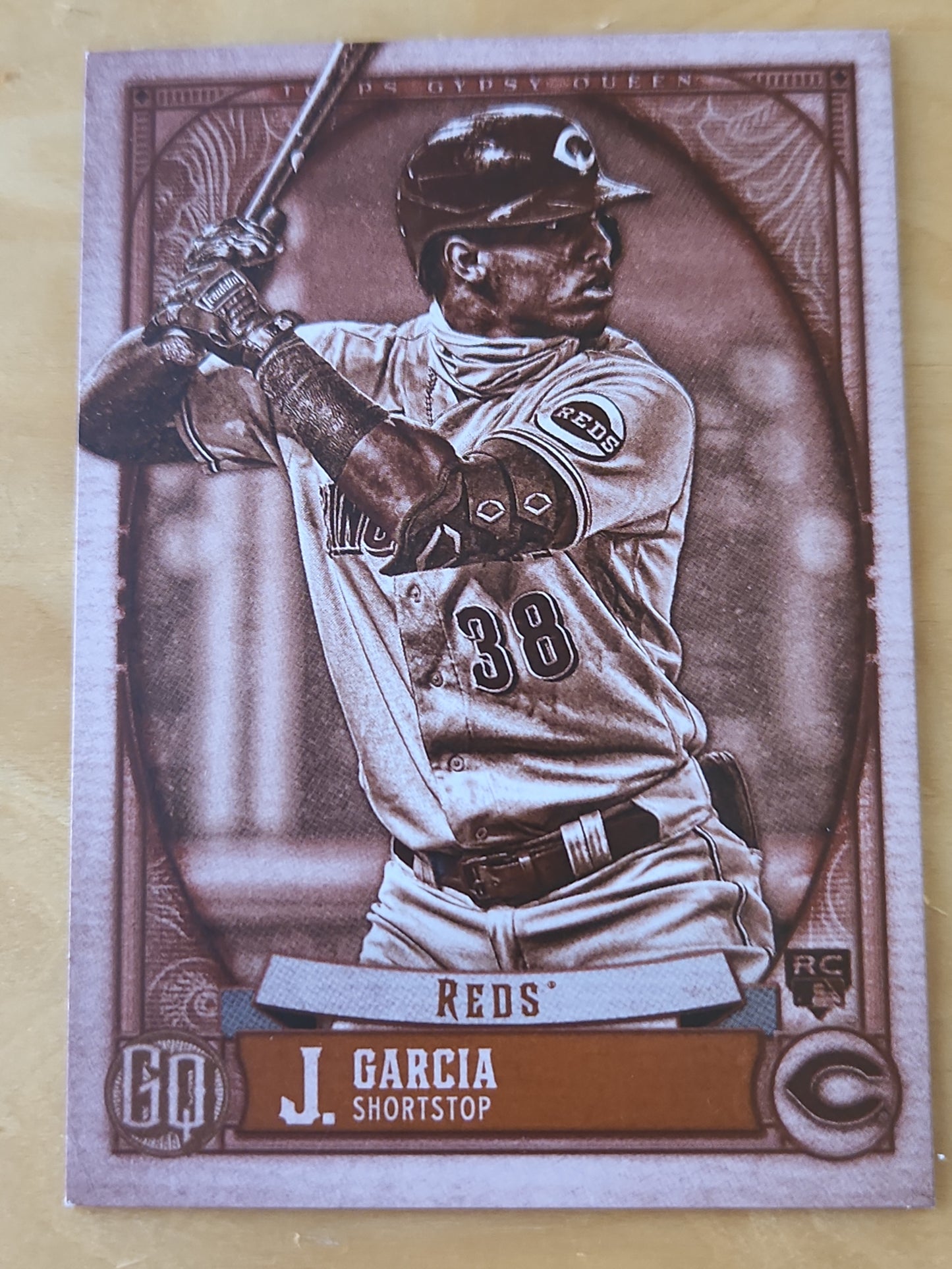 2021 Topps Gypsy Queen Jose Garcia #150 Sepia 19/99