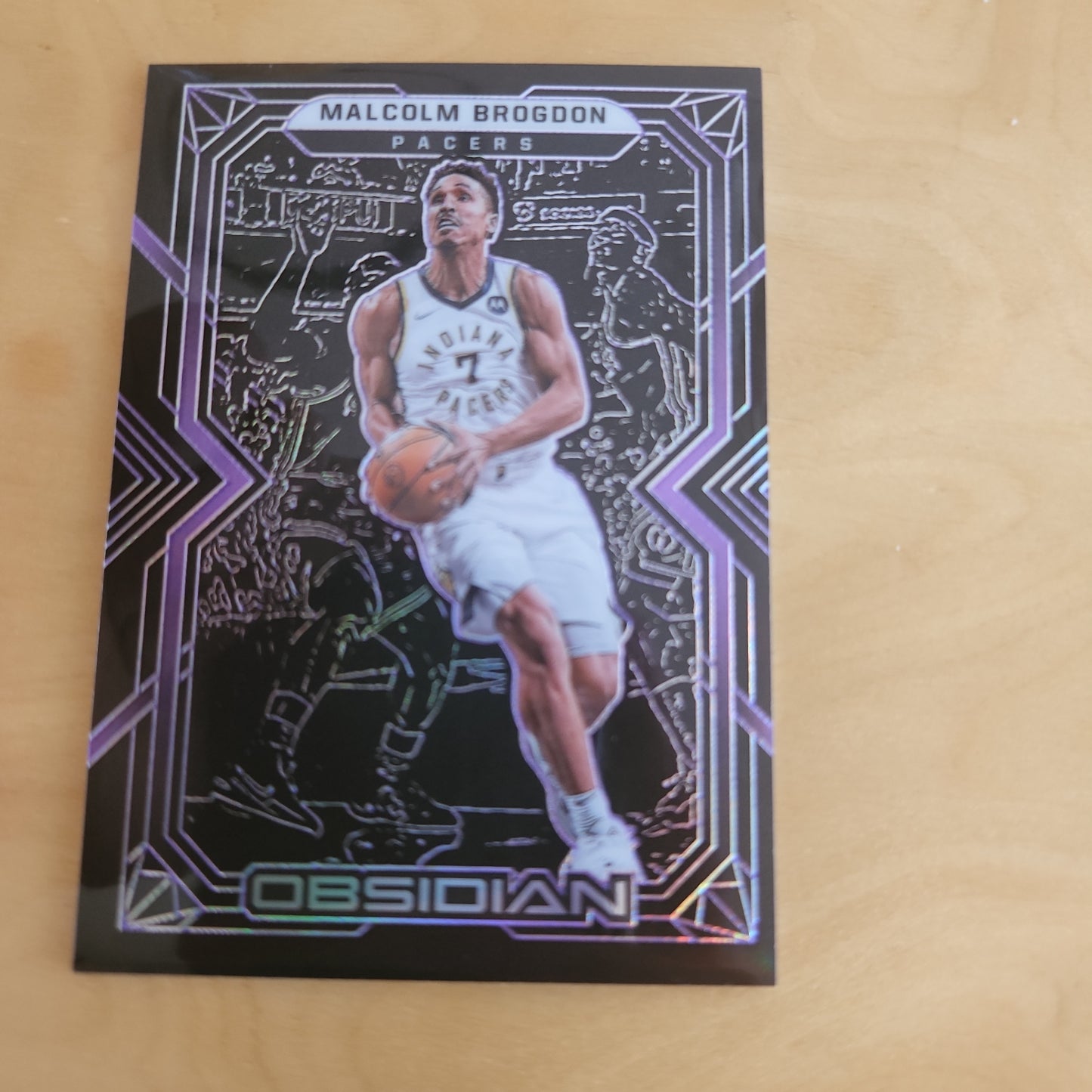 Panini Obsidian Purple Parallel Malcolm Brogdon 73/99 #79