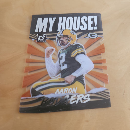 Panini Donruss My House Dye-Cut Clear Aaron Rodgers #CMH-AR