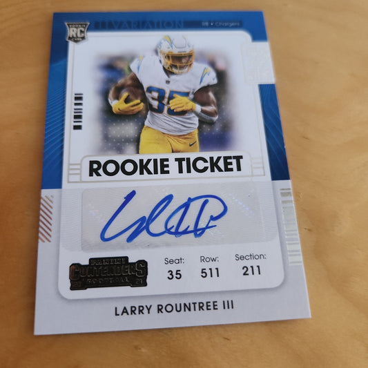 Panini Contenders Rookie Ticket Larry Rountree III RC Auto