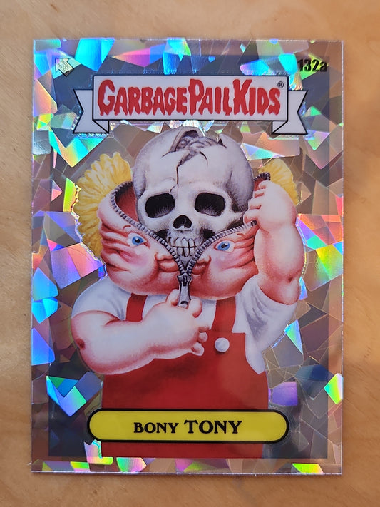 2021 Topps Chrome Garbage Pail Kids Nony Tony #132a Cracked Ice