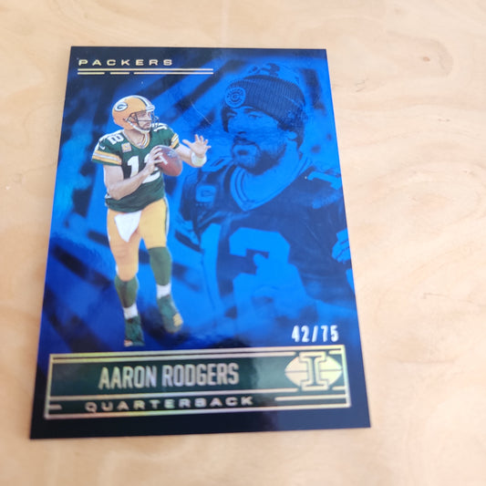 Panini Certified Blue Parallel Aaron Rodgers 42/75 #1